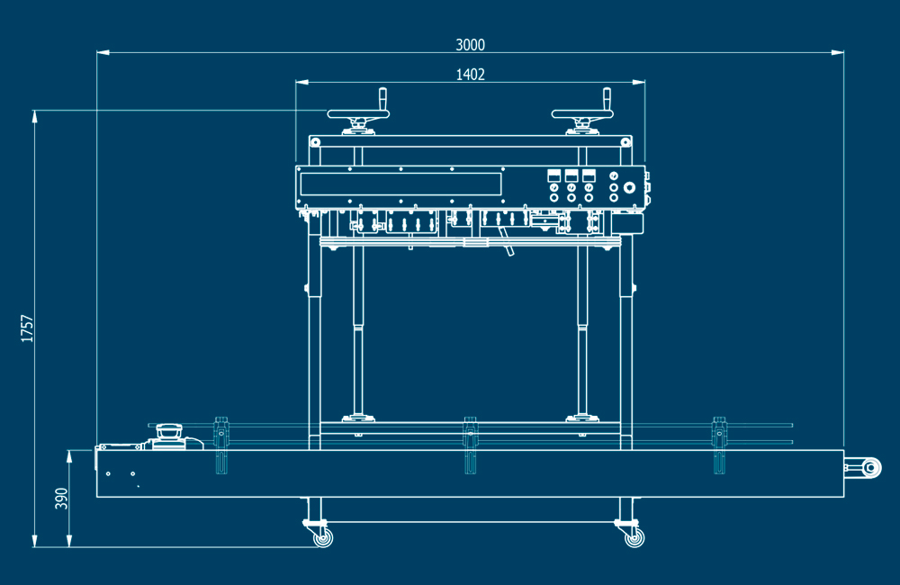 Portafolio -  Ingeniería, diseño de maquina industrial de sellado 